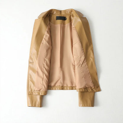 MIRAE LAMBSKIN BLAZER